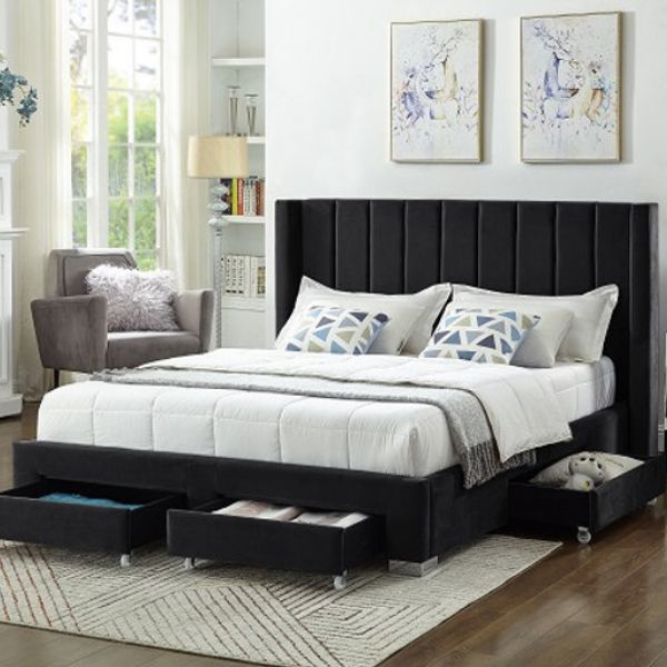 bed with storage