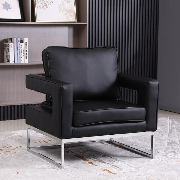 leather armchair